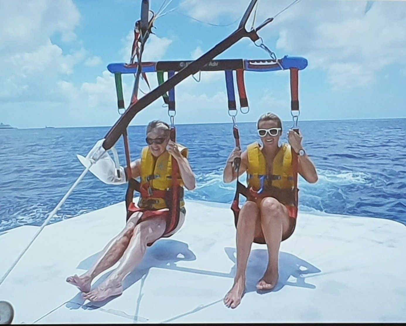 Gina  - about to take to the air